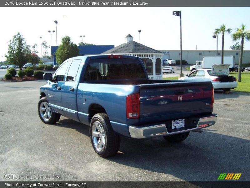 Patriot Blue Pearl / Medium Slate Gray 2006 Dodge Ram 1500 SLT Quad Cab