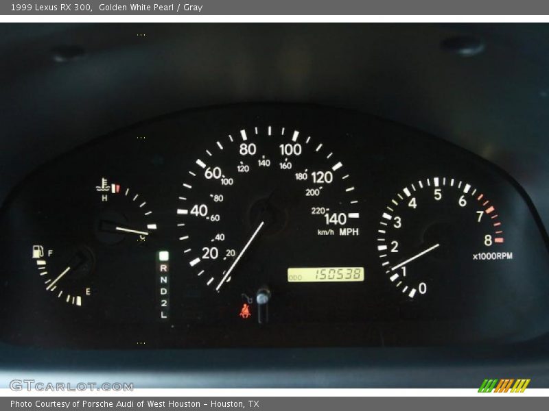 Golden White Pearl / Gray 1999 Lexus RX 300