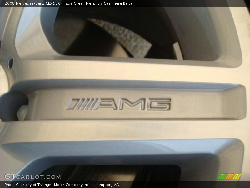 Jade Green Metallic / Cashmere Beige 2008 Mercedes-Benz CLS 550
