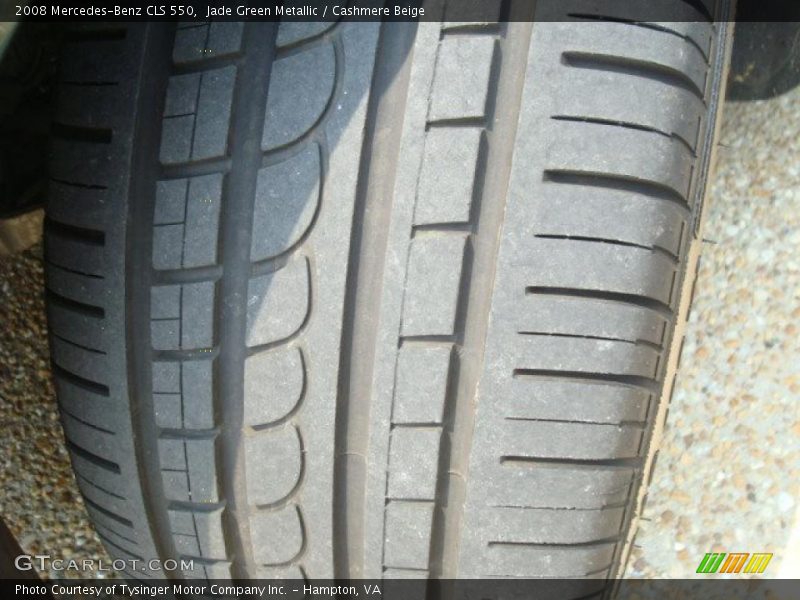 Jade Green Metallic / Cashmere Beige 2008 Mercedes-Benz CLS 550