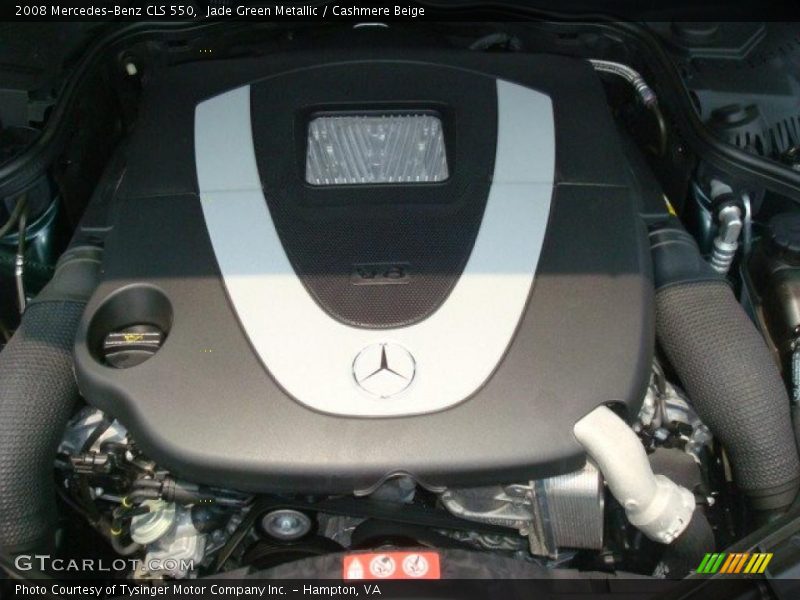 Jade Green Metallic / Cashmere Beige 2008 Mercedes-Benz CLS 550