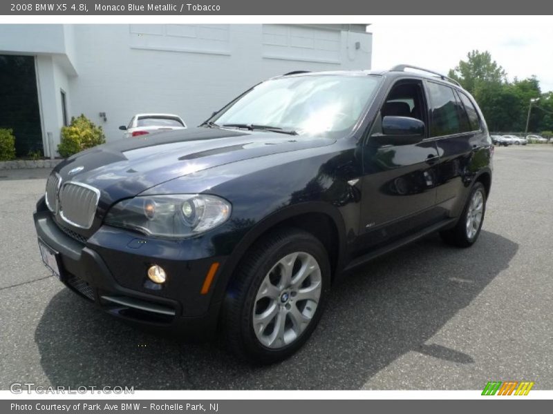 Monaco Blue Metallic / Tobacco 2008 BMW X5 4.8i