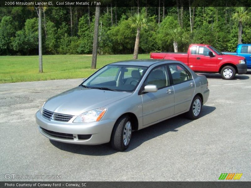 Cool Silver Metallic / Tan 2006 Mitsubishi Lancer ES