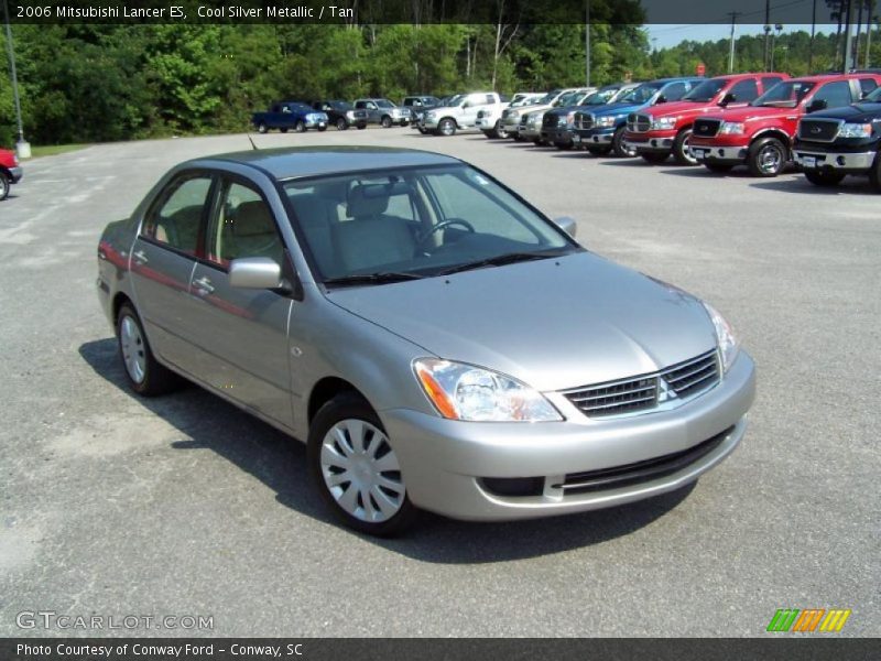Cool Silver Metallic / Tan 2006 Mitsubishi Lancer ES