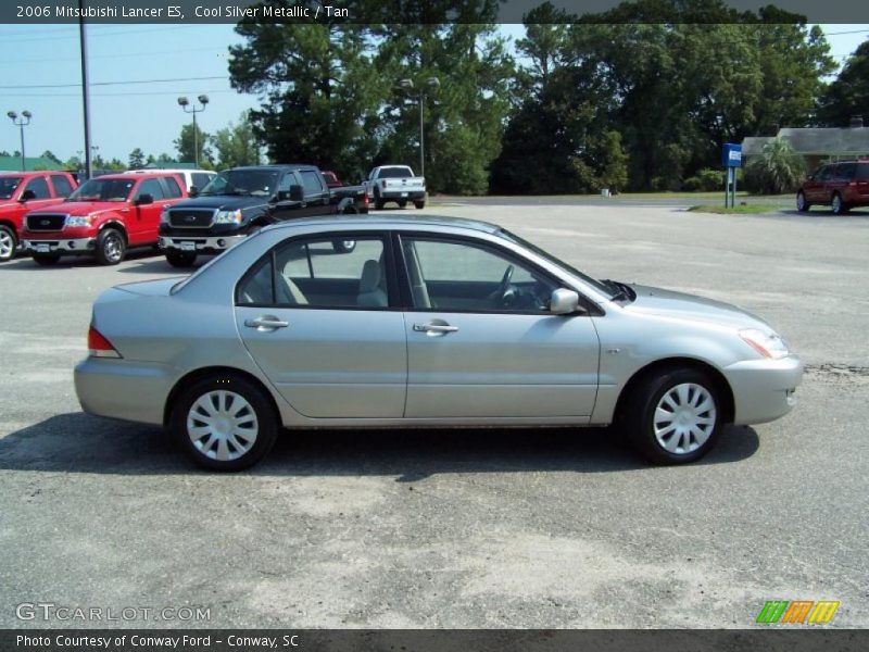 Cool Silver Metallic / Tan 2006 Mitsubishi Lancer ES