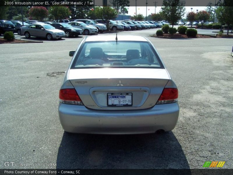 Cool Silver Metallic / Tan 2006 Mitsubishi Lancer ES