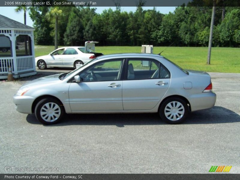 Cool Silver Metallic / Tan 2006 Mitsubishi Lancer ES