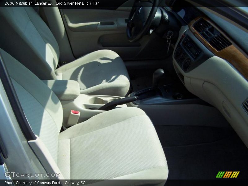 Cool Silver Metallic / Tan 2006 Mitsubishi Lancer ES