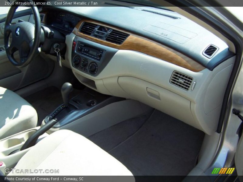Cool Silver Metallic / Tan 2006 Mitsubishi Lancer ES