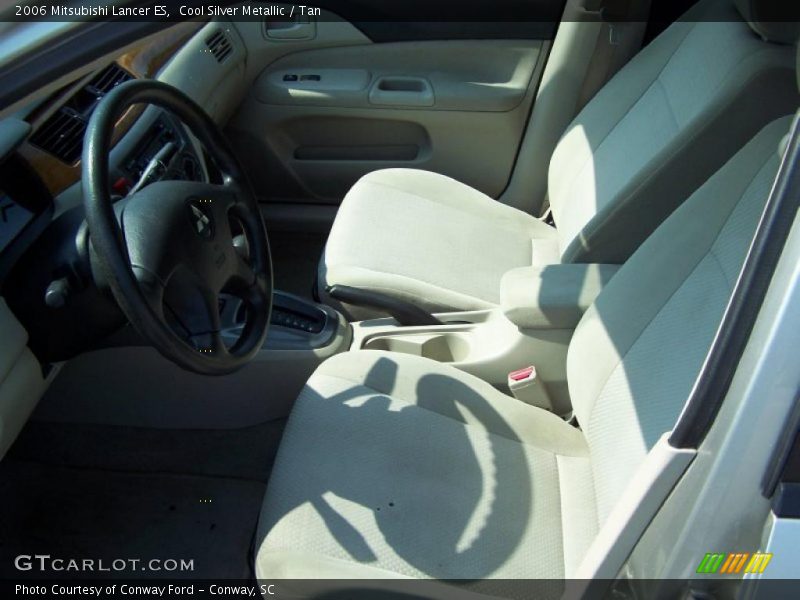 Cool Silver Metallic / Tan 2006 Mitsubishi Lancer ES