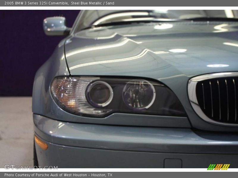 Steel Blue Metallic / Sand 2005 BMW 3 Series 325i Convertible