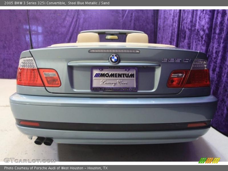 Steel Blue Metallic / Sand 2005 BMW 3 Series 325i Convertible