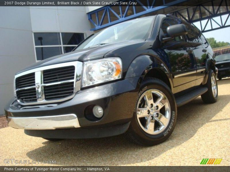 Brilliant Black / Dark Slate Gray/Light Slate Gray 2007 Dodge Durango Limited