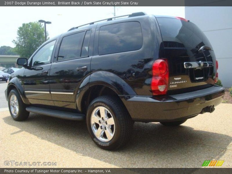 Brilliant Black / Dark Slate Gray/Light Slate Gray 2007 Dodge Durango Limited