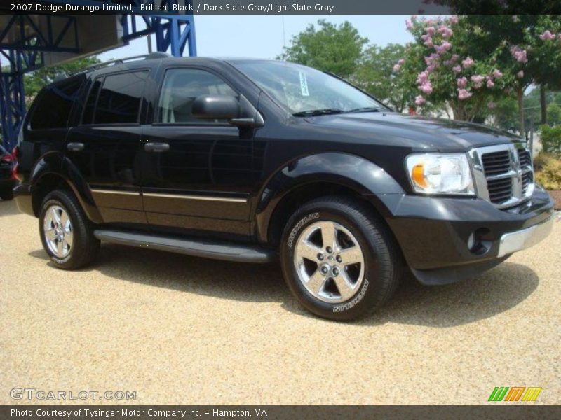 Brilliant Black / Dark Slate Gray/Light Slate Gray 2007 Dodge Durango Limited