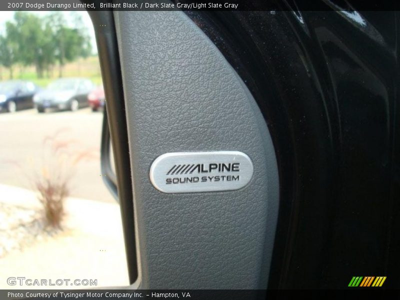 Brilliant Black / Dark Slate Gray/Light Slate Gray 2007 Dodge Durango Limited