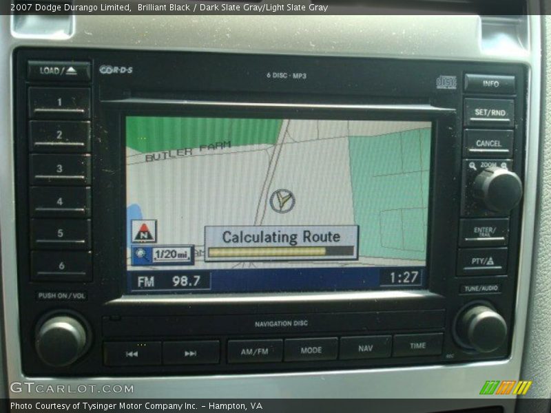 Brilliant Black / Dark Slate Gray/Light Slate Gray 2007 Dodge Durango Limited