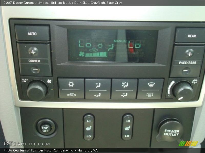 Brilliant Black / Dark Slate Gray/Light Slate Gray 2007 Dodge Durango Limited