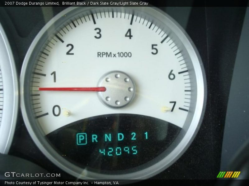 Brilliant Black / Dark Slate Gray/Light Slate Gray 2007 Dodge Durango Limited