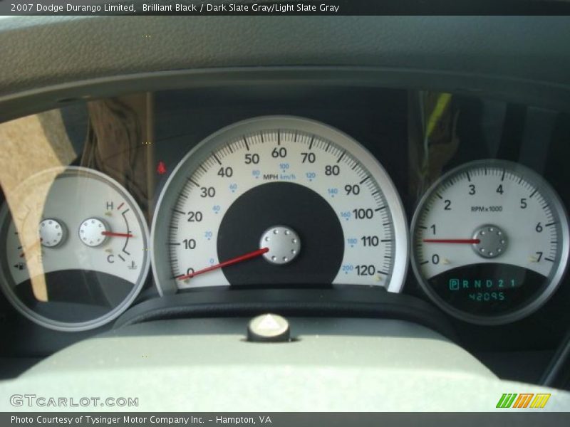 Brilliant Black / Dark Slate Gray/Light Slate Gray 2007 Dodge Durango Limited