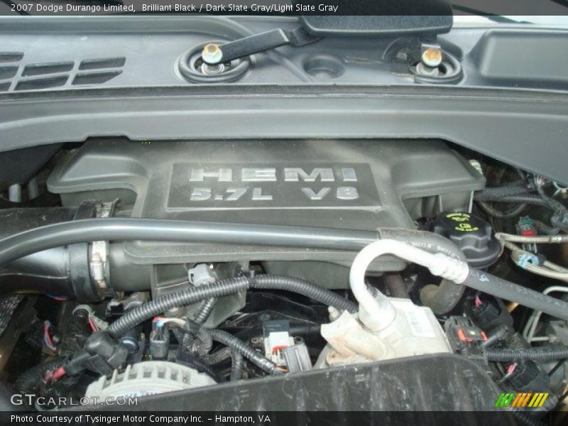 Brilliant Black / Dark Slate Gray/Light Slate Gray 2007 Dodge Durango Limited