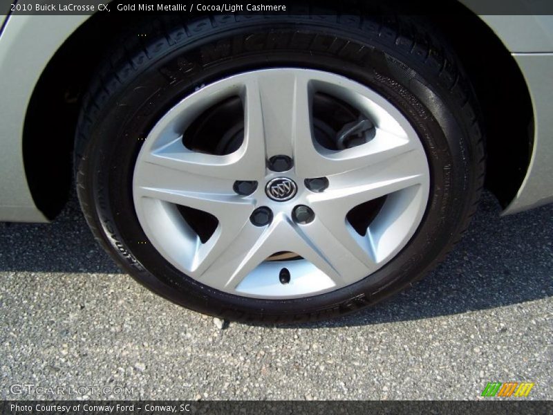 Gold Mist Metallic / Cocoa/Light Cashmere 2010 Buick LaCrosse CX