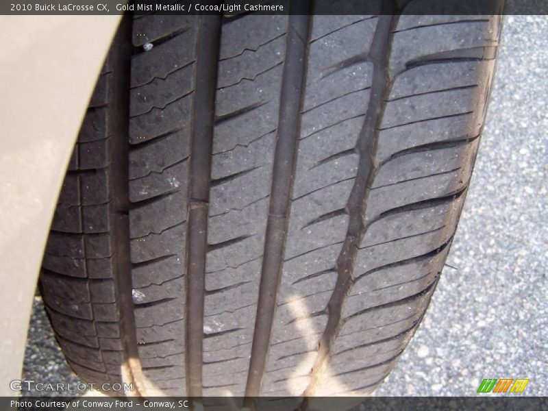 Gold Mist Metallic / Cocoa/Light Cashmere 2010 Buick LaCrosse CX