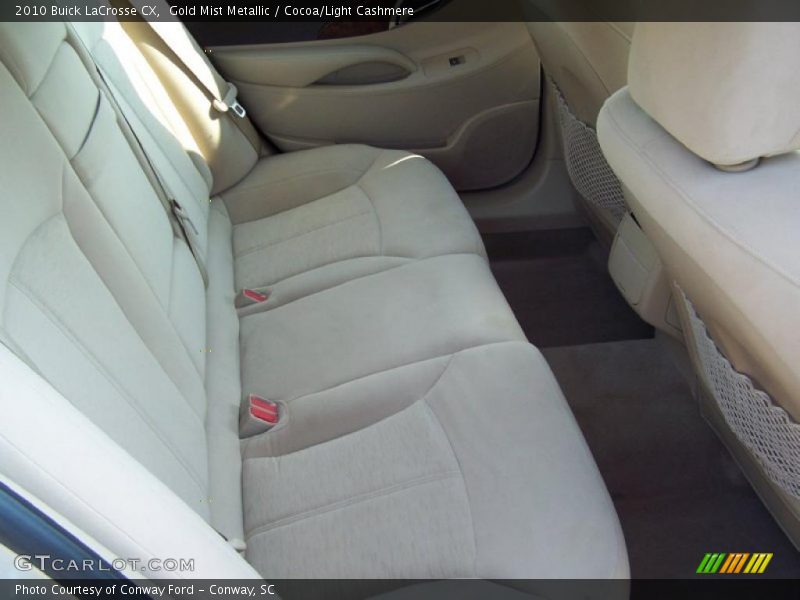 Gold Mist Metallic / Cocoa/Light Cashmere 2010 Buick LaCrosse CX