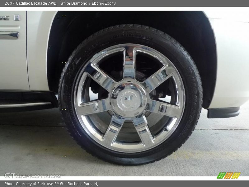 White Diamond / Ebony/Ebony 2007 Cadillac Escalade AWD