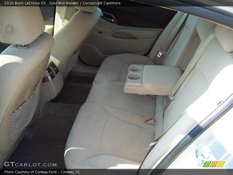 Gold Mist Metallic / Cocoa/Light Cashmere 2010 Buick LaCrosse CX