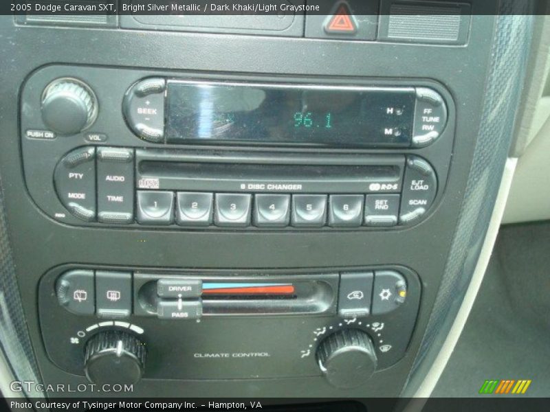 Bright Silver Metallic / Dark Khaki/Light Graystone 2005 Dodge Caravan SXT