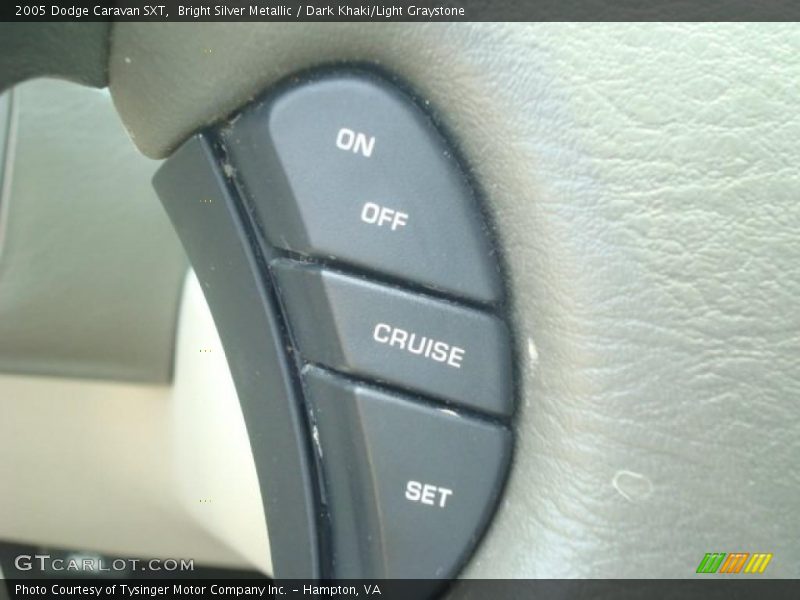 Bright Silver Metallic / Dark Khaki/Light Graystone 2005 Dodge Caravan SXT