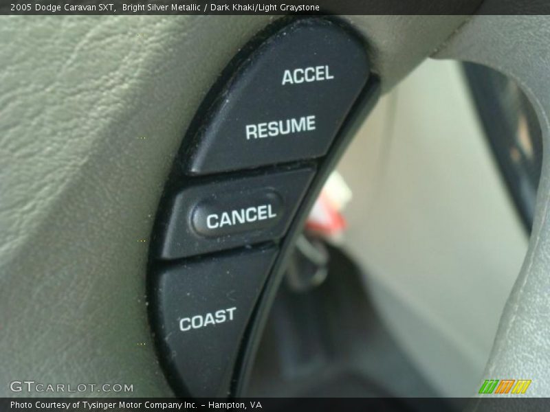 Bright Silver Metallic / Dark Khaki/Light Graystone 2005 Dodge Caravan SXT