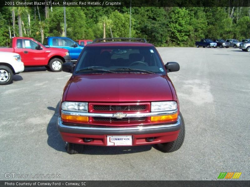Majestic Red Metallic / Graphite 2001 Chevrolet Blazer LT 4x4