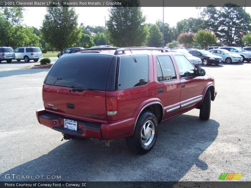Majestic Red Metallic / Graphite 2001 Chevrolet Blazer LT 4x4