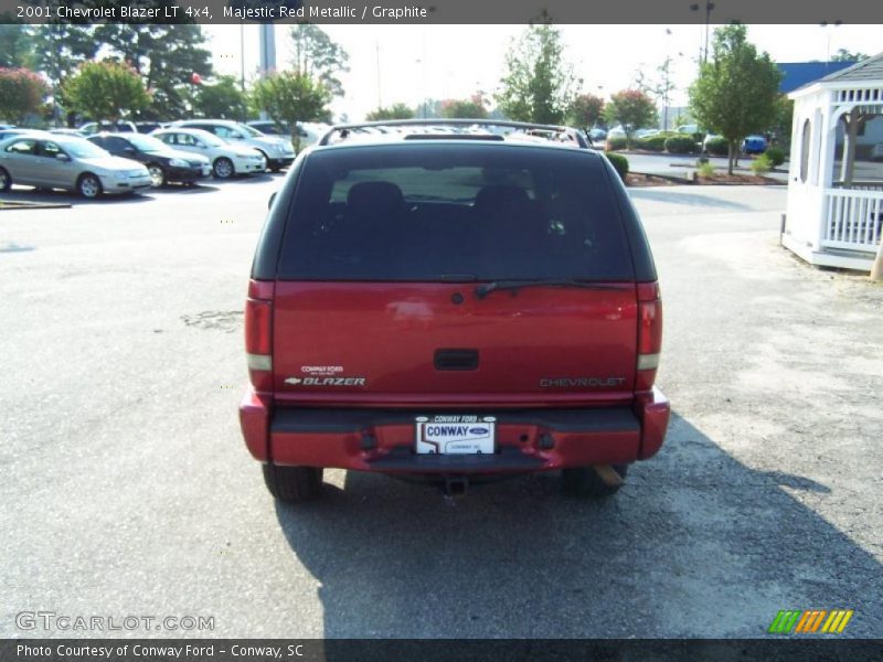 Majestic Red Metallic / Graphite 2001 Chevrolet Blazer LT 4x4