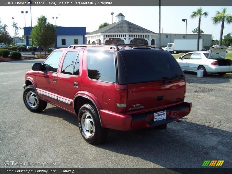 Majestic Red Metallic / Graphite 2001 Chevrolet Blazer LT 4x4