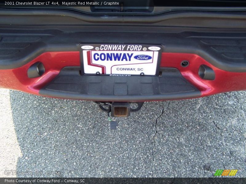 Majestic Red Metallic / Graphite 2001 Chevrolet Blazer LT 4x4