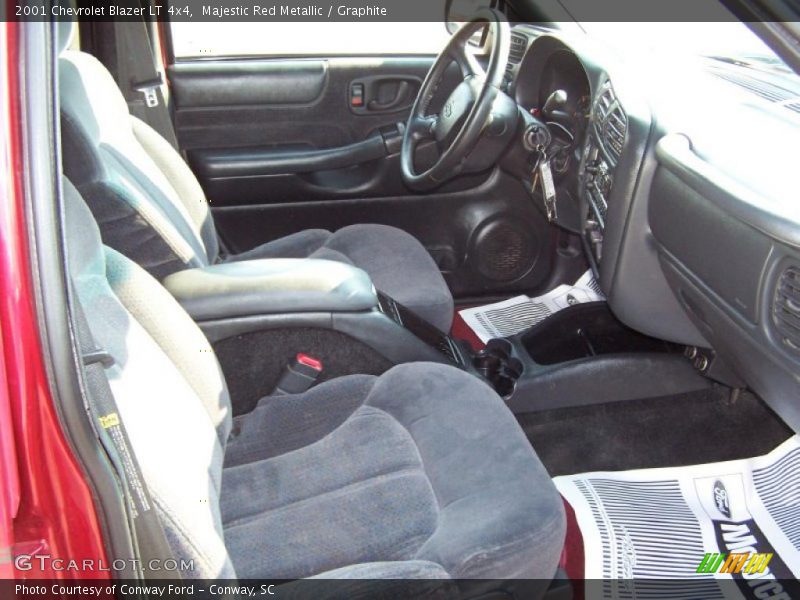 Majestic Red Metallic / Graphite 2001 Chevrolet Blazer LT 4x4