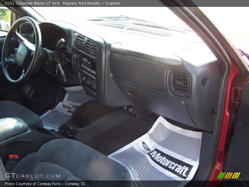 Majestic Red Metallic / Graphite 2001 Chevrolet Blazer LT 4x4