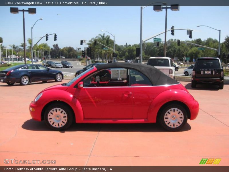 Uni Red / Black 2004 Volkswagen New Beetle GL Convertible