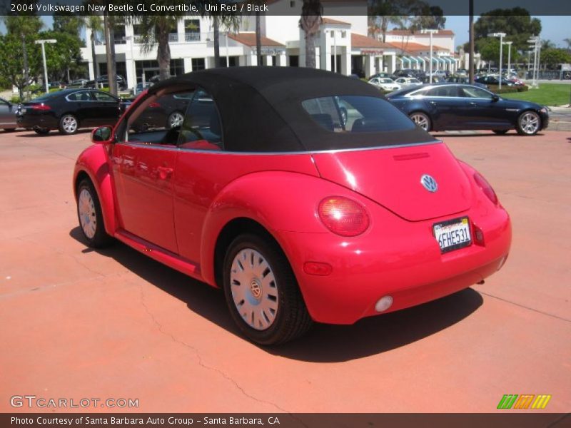 Uni Red / Black 2004 Volkswagen New Beetle GL Convertible