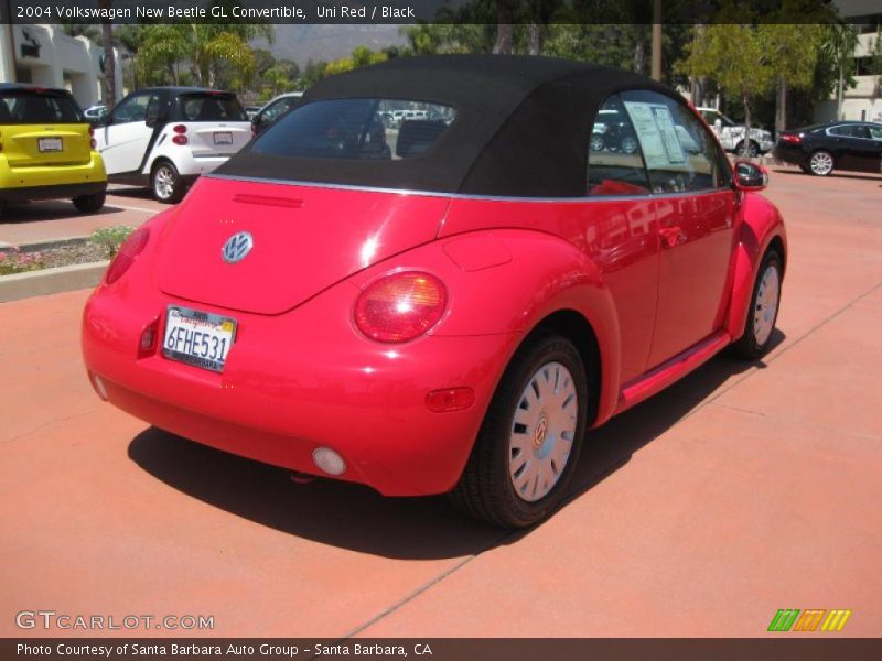 Uni Red / Black 2004 Volkswagen New Beetle GL Convertible