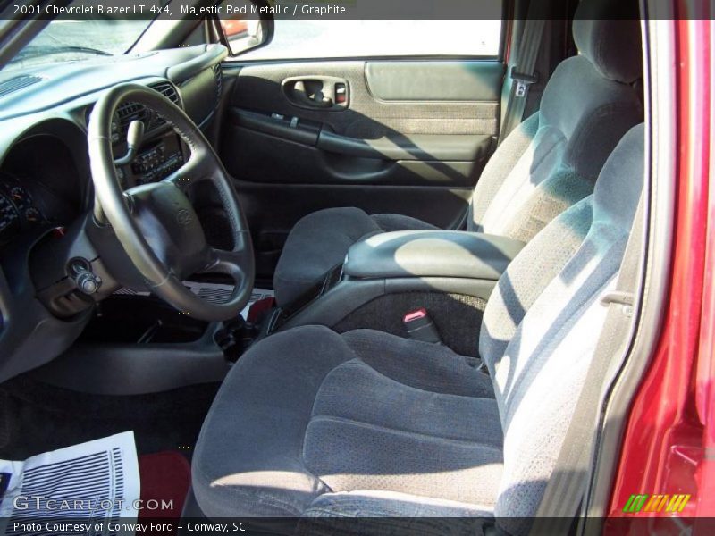 Majestic Red Metallic / Graphite 2001 Chevrolet Blazer LT 4x4