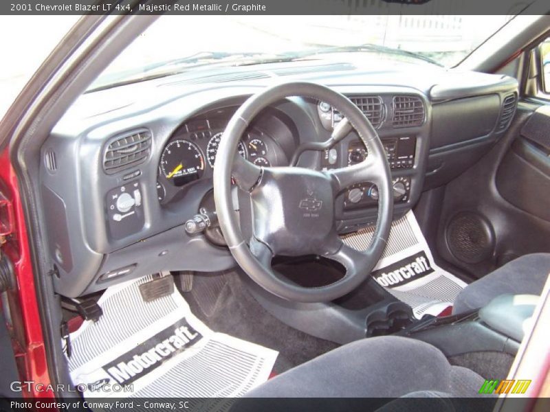 Majestic Red Metallic / Graphite 2001 Chevrolet Blazer LT 4x4