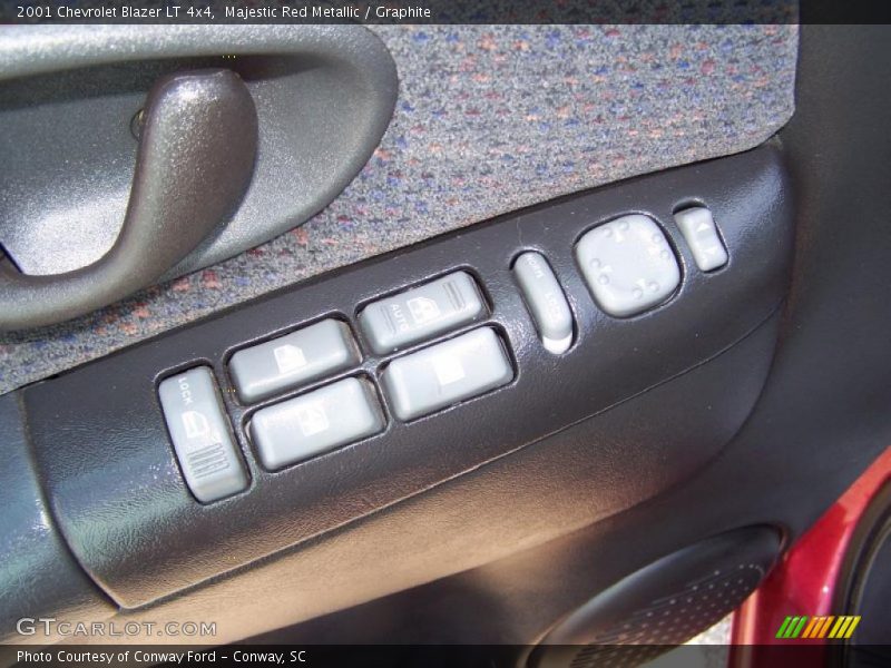 Majestic Red Metallic / Graphite 2001 Chevrolet Blazer LT 4x4