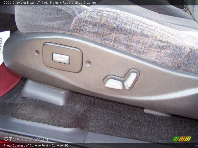 Majestic Red Metallic / Graphite 2001 Chevrolet Blazer LT 4x4