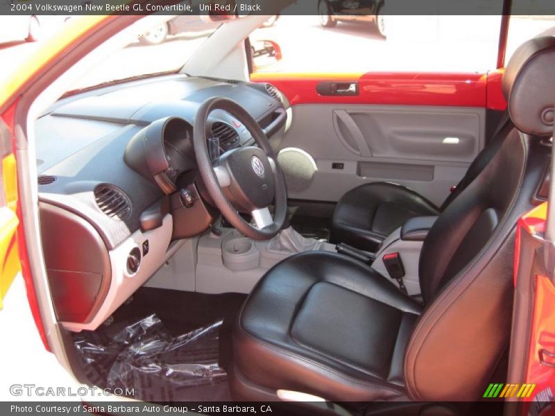 Uni Red / Black 2004 Volkswagen New Beetle GL Convertible