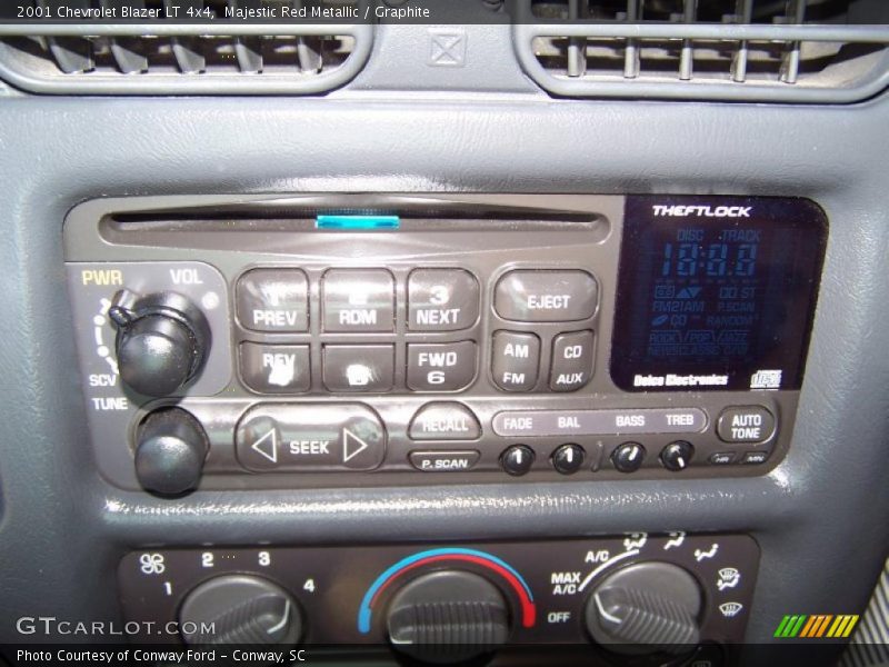 Majestic Red Metallic / Graphite 2001 Chevrolet Blazer LT 4x4