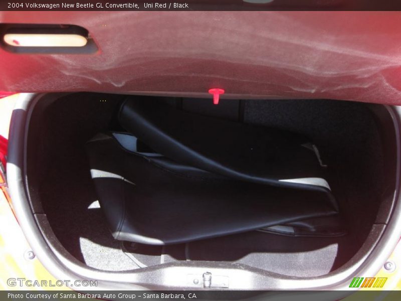 Uni Red / Black 2004 Volkswagen New Beetle GL Convertible